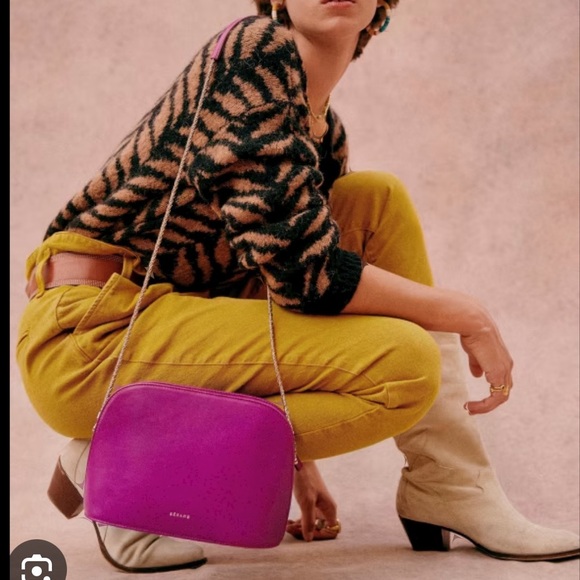 Sezane Austin trousers, ochre, size 34 or US 2 pants - Picture 1 of 10